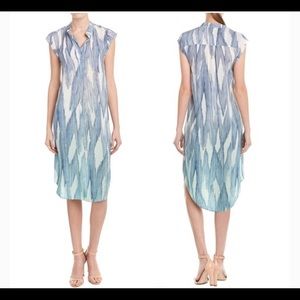 Silk ombré dress
